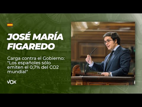 Figaredo carga contra el Gobierno: "Los españoles sólo emiten el 0,7% del CO2 mundial"