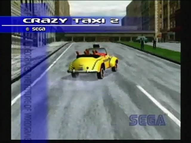 Crazy Taxi 2 (Dreamcast) - E3 2001 Trailer (DVD Rip) 4K60 Upscale