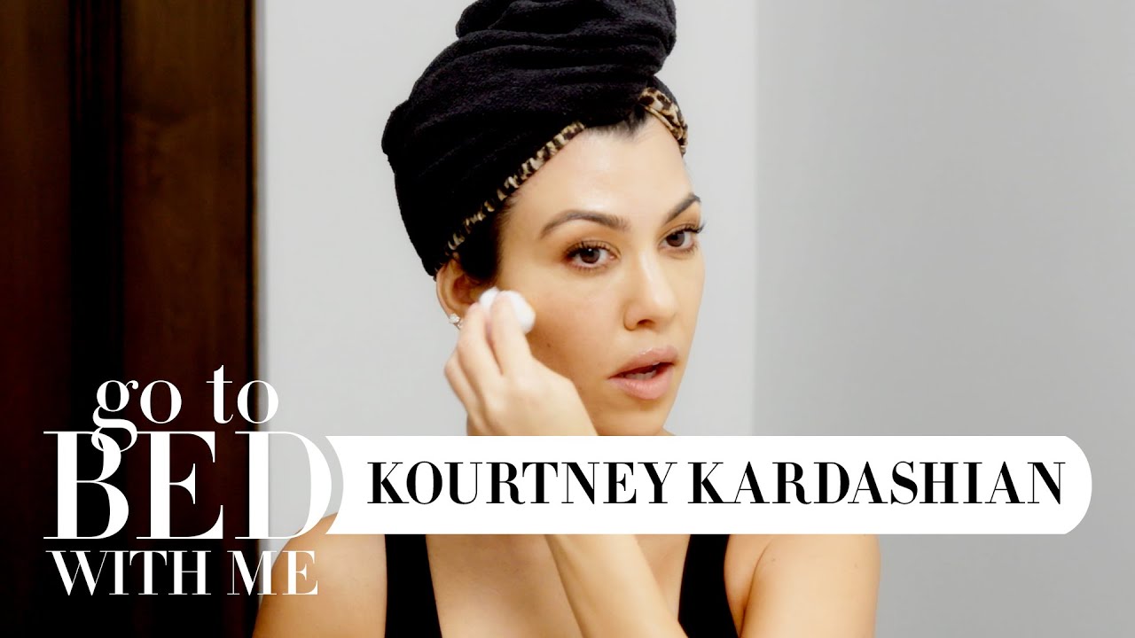 Kourtney Kardashian’s Nighttime Skincare Routine