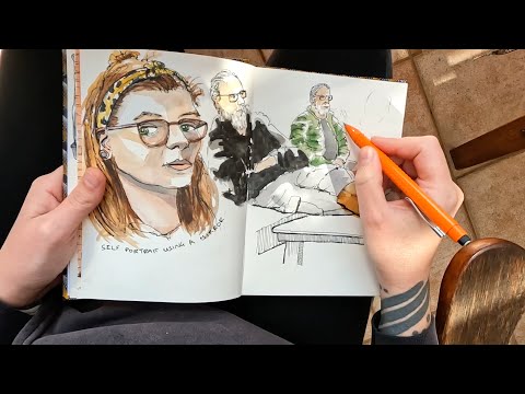 Can I Capture a Likeness? 🖊️ Sketching People at Home | Day 6