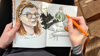Can I Capture a Likeness? 🖊️ Sketching People at Home | Day 6