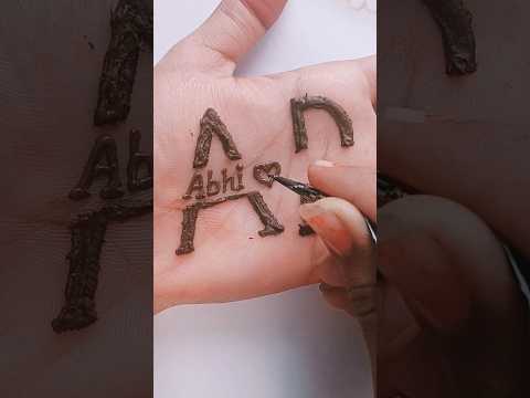 trending viral tape mehndi design❤️cute couples names#viral #henna #2024 #trending #shorts #youtube🔥