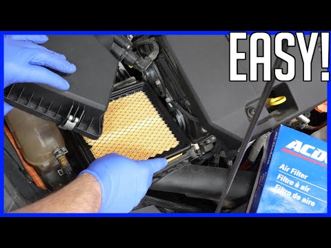 How to Replace Engine Air Filter Chevrolet Volt 2011-2015 | With NO Tools!