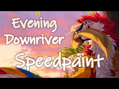 Evening Downriver | Speedpaint