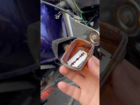 Esse mecânico de moto me mostrou a solução para sua lâmpada 💡 #motos #reels #dicas #diy #tips