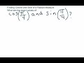 Trigonometric Functions and Properties