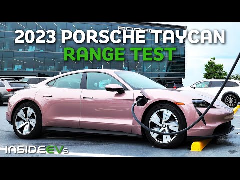 2023 Porsche Taycan (Software Update): InsideEVs 70 MPH Range Test