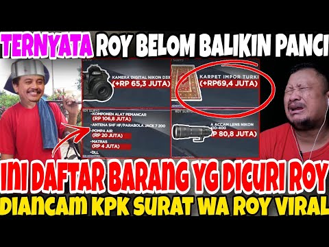 KARPET KEMENPORA BELUM DIBALIKIN ROY? - FAKTA SEBENARNYA DIBALIK ROY PANCI