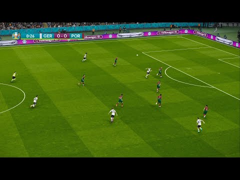 GERMANY vs PORTUGAL - UEFA EURO 2024 | Full Match All Goals | PES Gameplay | Video Game