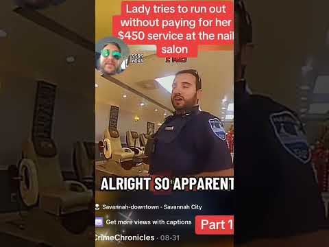 Lady tries to run on $450 the Chinese, not having it. #shorts #cops #bodycam #chinese