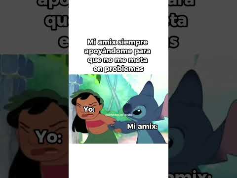 Amigos así 😂 #liloandstitch #stitch #memes #funnymemes #crecimientopersonal