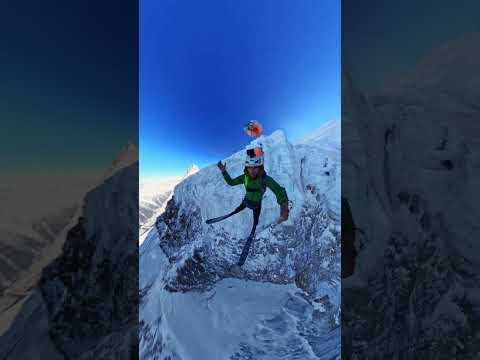 GoPro | Ski BASE off a Glacier 🎬 Tim Howell #Shorts #Ski