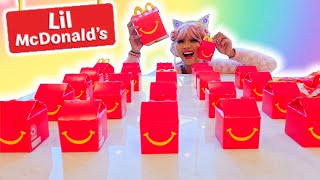 OPENING A BUNCH OF *MINI* HAPPY MEALS FROM MCDONALDS!