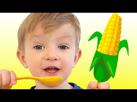 Yes Yes Vegetables Song + More children's songs by Katya and Dima