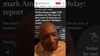White house to pardon 250 criminals Why would bad actors on Wall Street stop manipulating markets?