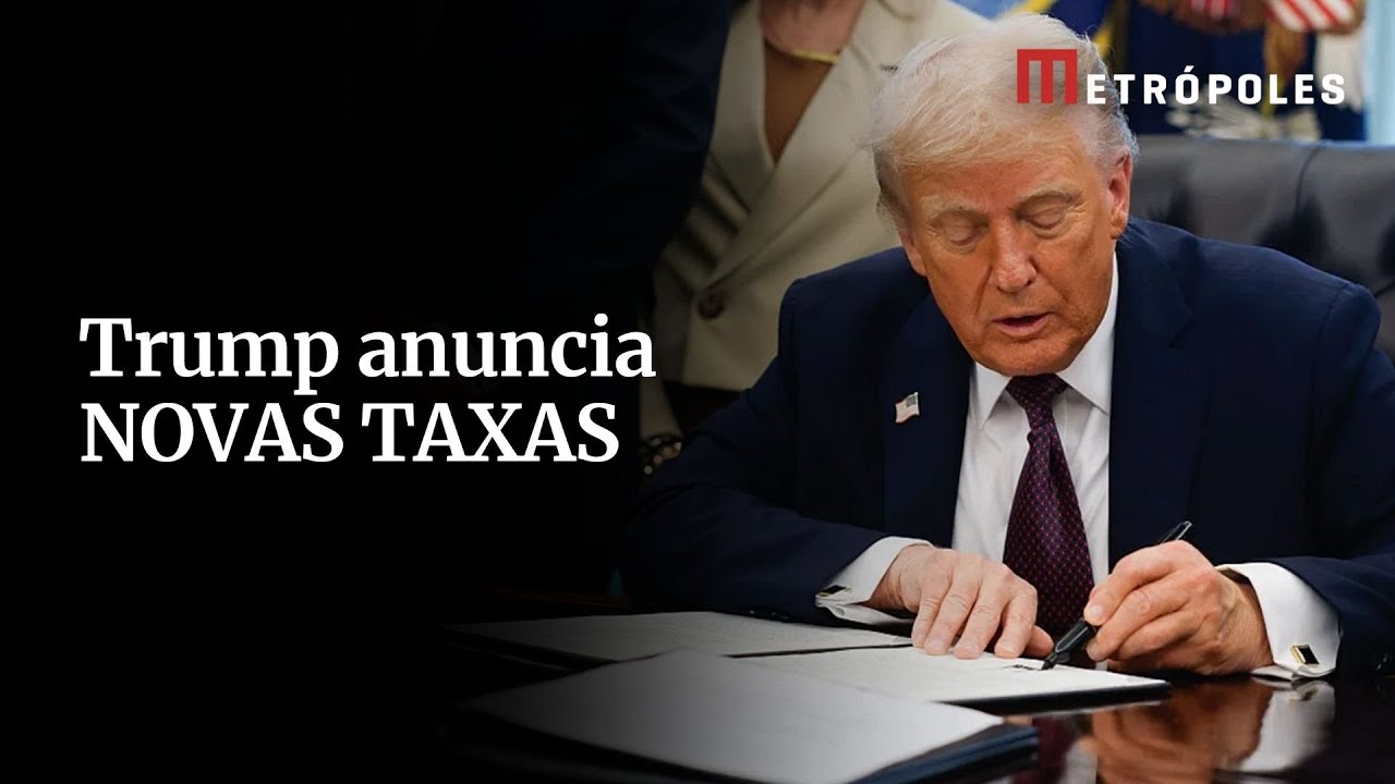 Trump anuncia tarifaço remédios e caminhões serão taxados em outubro