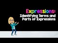 Identifying Terms and Parts of Expressions