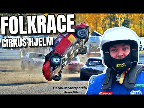 FOLKRACE MED MIN VOLVO 245 PÅ CIRKUS HJELM - [VLOGG #694]