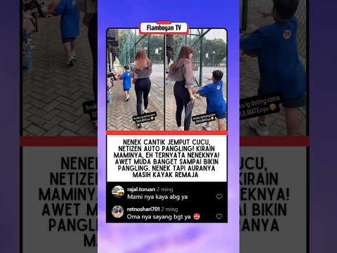Nenek Cantik Jemput Cucu, Netizen Auto Pangling! #shorts #beritaviral