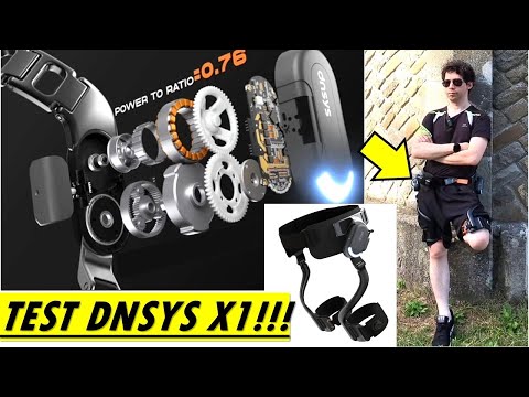 DNSYS X1 recensione esoscheletro rivoluzionario per sportivi e non. Test completo funzionalità