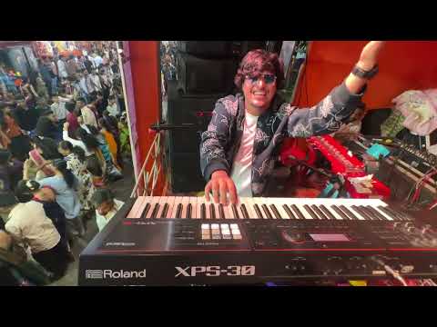 Lovely musical group ❤️😘 day 10 😘Navratri at mhatre wadi 🥰😻 full enjoy 🎹🎹