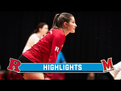 Rutgers at Maryland | Highlights | Big Ten Volleyball | Nov.  24 2023