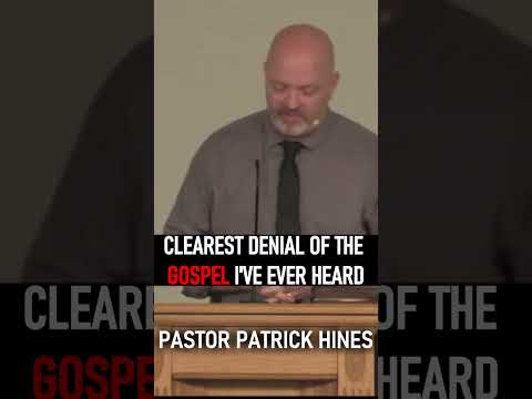 Clearest Denial Of The Gospel I've Ever Heard - Pastor Patrick Hines Sermon #shorts #christianshorts