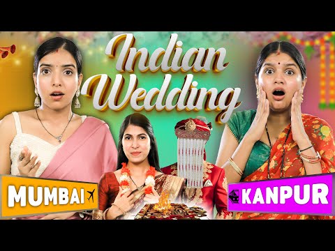 INDIAN WEDDING - Mumbai vs Kanpur | Middle Class Family | Anaysa