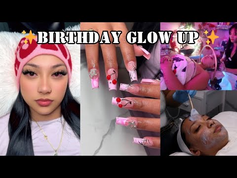 21st Birthday Glow Up | nails, lashes, head spa (maintenance vlog)