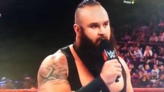 Raw 9 may 2017 -Brawn strowman returns and wants brock lesnar