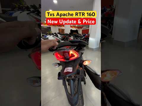 2025 Tvs Apache RTR 160 2V New 2025 Update & Price #shorts #tvs #tvsapache #apachertr #shortsfeed