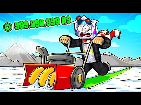 САМЫЙ МОЩНЫЙ СНЕГОУБОРЩИК! 1,000,000,000 МОЩНОСТИ ЗА 700 РОБУКСОВ! ROBLOX Snow Blowing Simulator