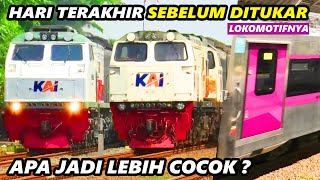 TUKAR LOKOMOTIF PASCA TAK LAGI RANGKAIAN PANJANG !! Hunting Kereta Api Sehari Sebelum Ganti Duksar