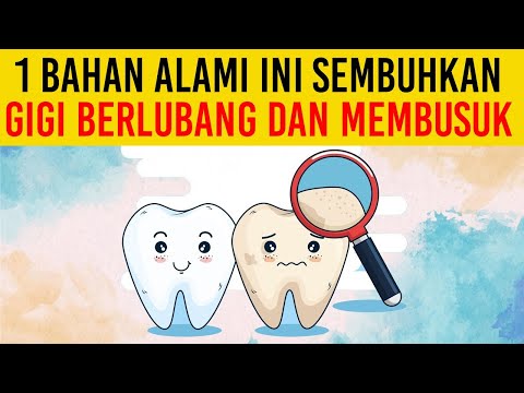 CARA ALAMI MENYEMBUHKAN GIGI BERLUBANG DAN MEMBUSUK