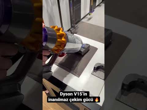 Dyson V15’in çekiş gücü testi 🔥 #süpürge #dyson #test