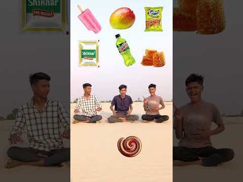 Eating biscuits, honey, icecream, lolipop, banana, vs Chilli, Shikhar, insects & fish - vfx magic 😂😂