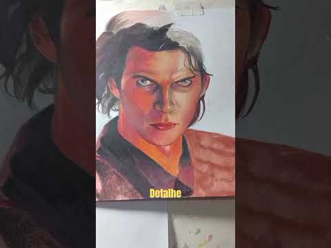 desenhando Anakin Skywalker #desenhart #desenho #art #adoroserdesenhista