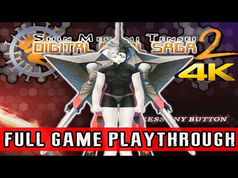 SHIN MEGAMI TENSEI DIGITAL DEVIL SAGA 2 (2005) 100% FULL GAME - HARD MODE WALKTHROUGH【4K60ᶠᵖˢ UHD】