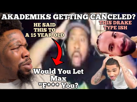 DJ Akademiks Gets DESTROYED By EVERYBODY For DISGUSTING WEIRD Comments He Mad To A 15 Year Old!