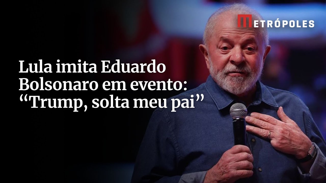 Lula imita Bolsonaro em evento