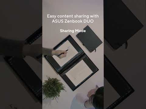 Take collaboration to the next level with #ASUS #Zenbook DUO's Sharing mode! 💻 😎