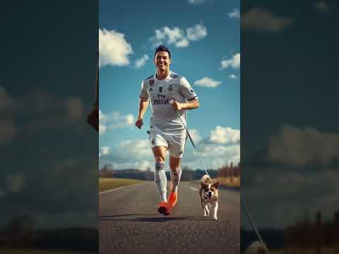 messi vs ronaldo dogs#ytshorts #football #rescueefforts #messi #soccer