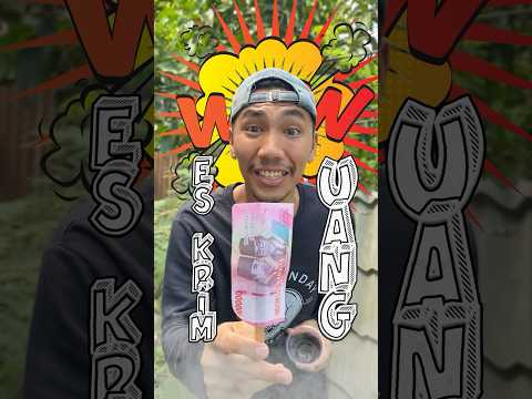 Es krim coklat jadi es krim uang 🍫