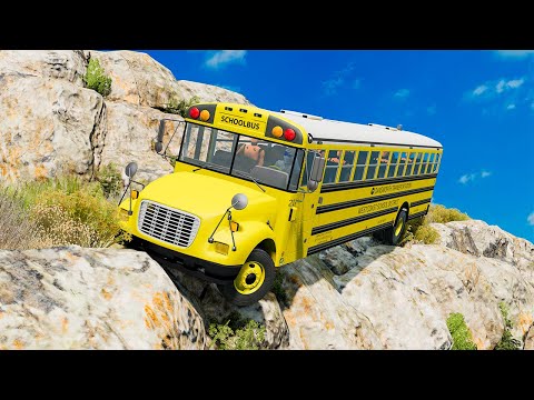 Cars vs Cliff Roads #89 - BeamNG DRIVE | SmashChan