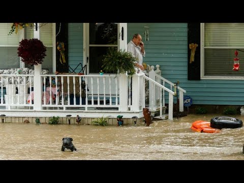 YouTube video thumbnail: Heavy Rain and Flooding in Tennessee Kill at Least Four