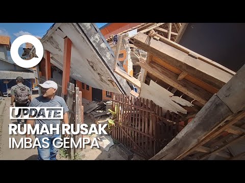 Penampakan Rumah-rumah Rusak Imbas Gempa M 5.0 Bandung