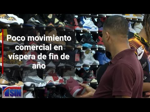 Poco movimiento comercial en víspera de fin de año