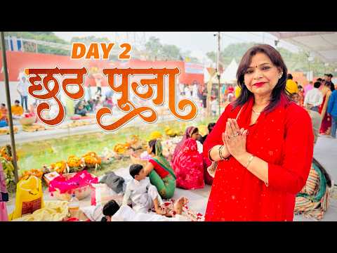 Yamuna Ji Par Manyi Chath Puja 🙏🏻 || Day 2