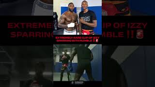 Izzy Sparring With Rumble #izzy #dc #jonjones #ufc #mma #ko #anthonyjohnson #rumble #poatan #ddp #u