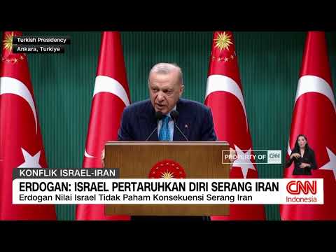 Erdogan: Israel Pertaruhkan Masa Depannya Serang Iran
